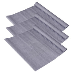 Heart Home Shelf Liner | Kitchen Cabinet Shelf Protector | Kitchen Liners for Cabinets and Drawers | Drawer Liner Mat | Texture Shelf Liner Roll | Cabinet Mat | 3 MTR | Pack of 3 | Gray
