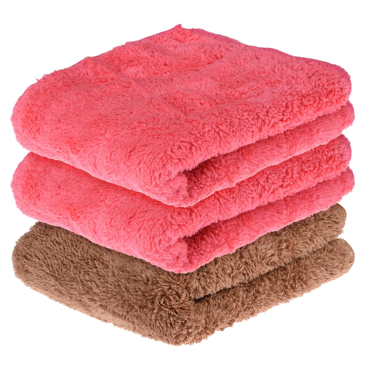 Kuber Industries Cleaning Towel | Reusable Cleaning Cloths for Kitchen | Duster Towel for Home Cleaning | 350 GSM Cleaning Cloth Towel for Car | Bike | 30x60 | Pack of 3 | Multi