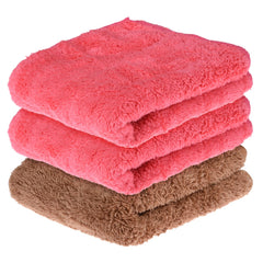 Kuber Industries Cleaning Towel | Reusable Cleaning Cloths for Kitchen | Duster Towel for Home Cleaning | 350 GSM Cleaning Cloth Towel for Car | Bike | 30x60 | Pack of 3 | Multi