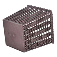 Heart Home Square Shape M 5 Multipurpose Plastic Holder/Organizer/Stand for Kitchen, Bathroom, Office Use (Brown)-46HH0436