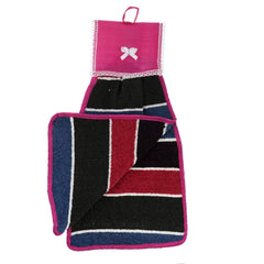 Kuber Industries Hanging Cotton 2 Pieces Cotton Washbasin Napkin/Hand Towel for Kitchen and Bathroom (Multi) - CTKTC45559