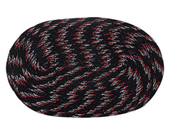 Kuber Industries Cotton Oval Door Mat for Porch/Kitchen/Bathroom/Laundry Room,Pack of 2 (Black) 54KM3949