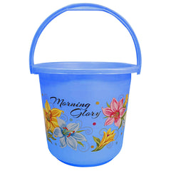 Kuber Industries Bucket Set for Bathroom|Unbreakable Plastic Bucket|Pocha Bucket Capicity 16Ltr|Pack of 3 (Multicolour)