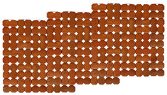 Kuber Industries 3 Pieces Bamboo Tea Coaster Set (Wooden)-CTKTC14511