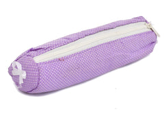 Kuber Industries Multipurpose Cotton 1 Rod Bangle Box/Organizer/Case With Zipper- Pack of 3 (Assorted)