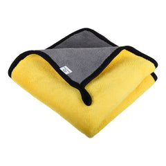 Heart Home Cleaning Towel|Microfiber Reusable Cloths|Highly Absorbent Washable Towel for Kitchen with Hanging Loop|Car|Window|40x40 Cm|Pack of 2 (Multi)