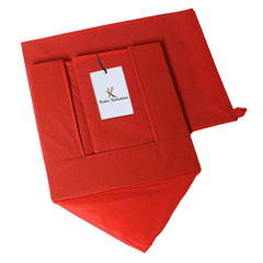 Kuber Industries 4 Piece Non Woven Shirt Stacker Wardrobe Organizer Set, Red-CTKTC31853