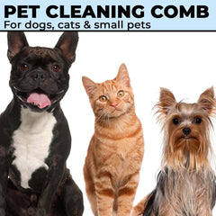 Kuber Industries Dog Brush|Dog Brush for Hair Cleaning|De-tangling|& Grooming|Helps Prevent Fur Loss Upto 90% by Increasing Blood Circulation|Suitable for Small & Medium Pets|PT213B|Blue