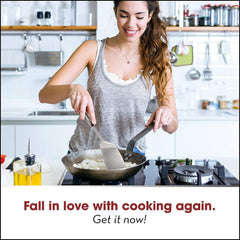 Heart Home Stainless Steel Spatula-Pack of 2 (Silver)