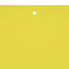 Heart Home 2 Pieces Solid 100% PEVA Shower Curtain,Bathroom Curtain, 70 inch x 80 inch, Yellow & Orange-HEARTXY11555, Standard