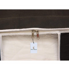 Kuber Industries Underbed Rectangular Storage Bag, Storage Organiser, Blanket Cover Set of 5 (Black)
