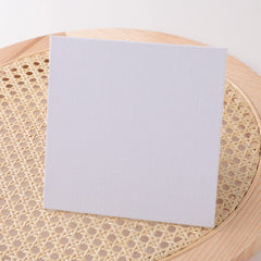 Kuber Industries Blank Cotton Canvas Boards for Painting|Canvas Sheets for Acrylic Painting|Art Panels for Oil & Watercolor Paint|"15x15" CM Pack of 6 (White)