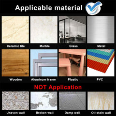 Heart Home Double-sided Tape | Acrylic High Bonding Foam Tape | PU Versatile Two-Sided Tape | Washable Adhesive Tape for Home Décor | 3 MTR | Pack of 3 | Transparent