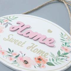 Kuber industries Door Decor Panel|Wall Hanging Wooden Frame Board|Decorative Items for Living Room, Bedroom Entrance (White)