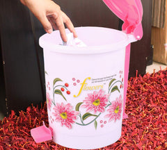 Kuber Industries Virgin Plastic Small Mini Desk Dustbin (Pink)-CTKTC04044