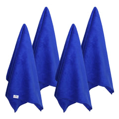 Heart Home Cleaning Cloths|Microfiber Highly Absorbent Wash Towels for Kitchen,Car,Window,24 x 16 Inch,Pack of 4 (Assorted)