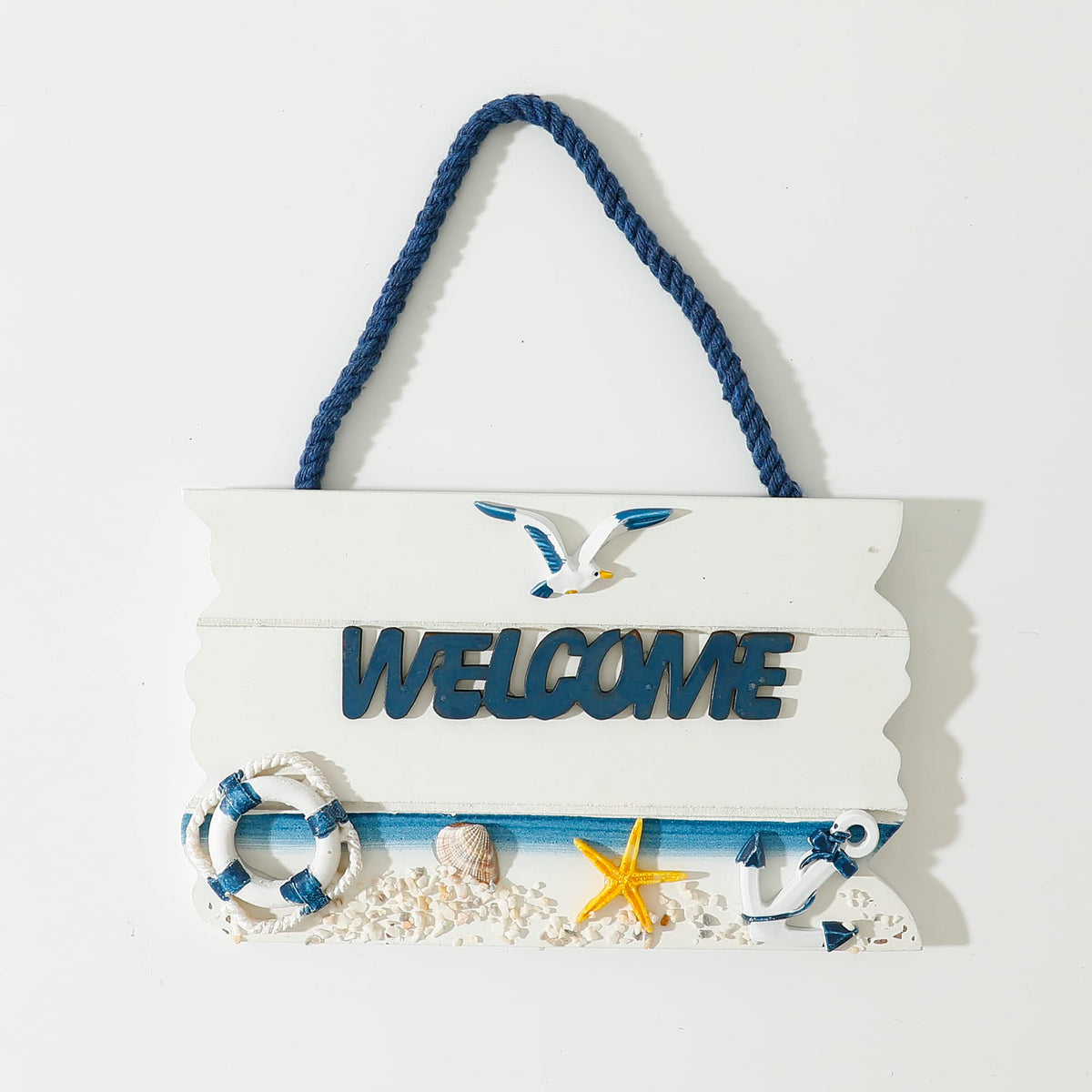 Kuber industries Door Decor Panel|Wall Hanging Wooden Frame Board|Decorative Items for Living Room, Bedroom, Entrance (White)