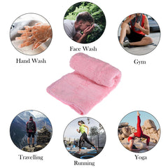 Heart Home Cleaning Towel | Reusable Cleaning Cloths for Kitchen | Duster Towel for Home Cleaning | 350 GSM Cleaning Cloth Towel for Car | Bike | 30x60 | Light Pink