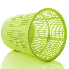 Kuber Industries Plastic Mesh Dustbin Garbage Bin for Office use, School, Bedroom, Kids Room, Home, Multi Purpose, 5 Liters (Green)-KUBMART221, Standard