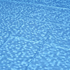 Kuber Industries Baby Plastic Sheet/Sheet,Waterproof Bedsheet (6.5 Ft X 6.5 Ft) Plastic/PVC Code-Kmt04(Blue)