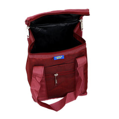 Kuber Industries Lunch Bag|Lunch Box Cover Bag Only|Lunch Tote Bag|Kids Lunch Bag|Maroon