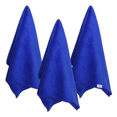 Heart Home Cleaning Cloths|Microfiber Highly Absorbent Wash Towels for Kitchen,Car,Window,24 x 16 Inch,Pack of 3 (Assorted)