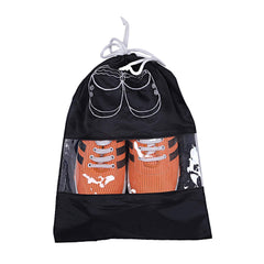 Heart Home Parachute Waterproof 12 Pieces Shoe Cover/Shoe Bag (Black)- CTHH20001