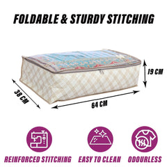 Heart Home Lehenga Cover | Non-Woven Gown Cover | Leaf Bow Pattern Garment Cover | Salwar Suit Cover with Top Transparent | Large | Pink