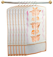 Kuber Industries Hanging Saree Covers With Zip|Wardrobe Organiser|Saree cover Set of 24 (Brown)