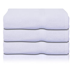 Kuber Industries Cotton Super Absorbent Bath Towel|Quick Dry Towel for Bath,Beach,Pool,Travel,Spa and Yoga,36 x 72 Inches,Pack of 3 (Extra Large,White)