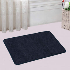 Kuber Industries Microfiber Anti Slip 2 Pieces Bath Mat 22"x14", Grey - CTKTC39915