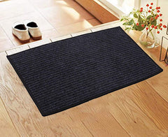 Kuber Industries KUBMART02985 Microfiber Anti Slip Door Mat (Green & Grey & Blue, 14"x21") - 3 Pieces