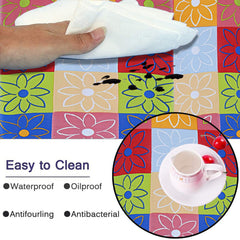 Heart Home Multiuses Multicheck Floral Print Shelf Liners for Kitchen Shelves, cupboards, Wardrobe, Drawer, 10 Mtr (Multicolour) 52HH4080