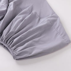 Kuber Industries Double Bed Mattress ProtectorBed Protecter with Elastic 150x200 CM-Pack of 2 (Grey)