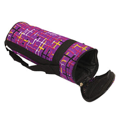 Kuber Industries Circle Design Canvas Water Bottle Cover, 2 litres, Purple