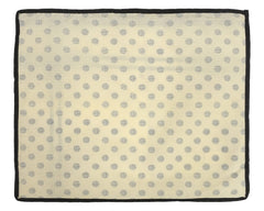 Kuber Industries Dot Print Non-Woven Single Saree cover For Store Saree, Lehenga, Suit With Transparent Top,Pack of 3 (Cream) 54KM4150