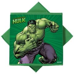 Heart Home Marvel Hulk Print Durable & Collapsible Square Storage Box|Clothes Organizer With Handle,Pack of 3 (Green)