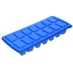 Kuber Industries 14 Cubes Plastic Unbreakable Virgin Plastic Ice Cube Tray with Lid (Set of 6, Multi)-KUBMART1231