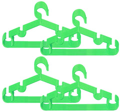 Heart Home Plastic 20 Pieces Baby Hanger Set for Wardrobe (Green) - HEART2857