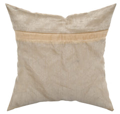 Kuber Industries Dot Print Soft Decorative Square Cushion Cover, Cushion Case For Sofa Couch Bed 16x16 Inch- Pack of 5 (Beige)