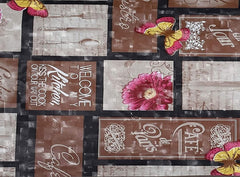 Kuber Industries Flower Design PVC Air Conditioning Dust Cover Waterproof Folding Spilt Ac Cover for 1.5 Ton Indoor Unit (Brown) - CTKTC40723