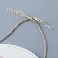 Kuber industries Door Decor Panel|Wall Hanging Wooden Frame Board|Decorative Items for Living Room, Bedroom Entrance (White)