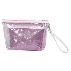 Kuber Industries 4 Pieces Waterproof Toiletries Make Up Pouch Organizer Travel Pouch Set, Peach - CTKTC22767