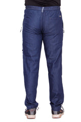 Kuber Industries Denim Pajama Lower Track Pant for Men-L (Blue)