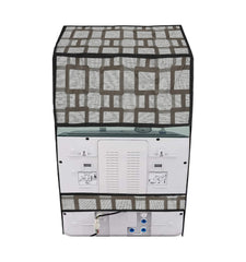 Heart Home PVC Squere Print Water Purifier RO Cover for Home & Kitchen (Blue) 54HH4145.