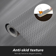 Heart Home Shelf Liner | Kitchen Cabinet Shelf Protector | Kitchen Liners for Cabinets and Drawers | Drawer Liner Mat | Self Check Shelf Liner Cabinet Mat | 1.5 MTR | Gray