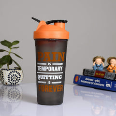 Fun Homes Protein Shaker - 800 ml for Whey Proteins, and Preworkouts, 100% Leak Proof (Orange), Standard