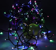 Kuber Industries 2 Pieces 10 Meter Diamond LED's Waterproof Fairy Decorative String Light - Red Green Blue - Decoration Indoor/Outdoor for Party Wedding Diwali -CTKTC22980