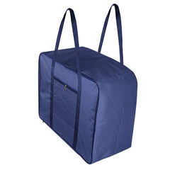 Kuber Industries CTKTC6601 Rexine Jumbo Underbed Moisture Proof Storage Bag with Zipper Closure and Handle (Royal Blue, 48 cm x 60 cm x 36 cm)