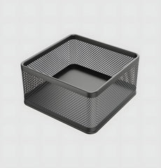 Kuber Industries 4Th Generation Square Rotating Rack|4-Layer Kitchen Trolley with 360 Rotation|Portable Storage Rack for Bathroom, Bedroom (Black)